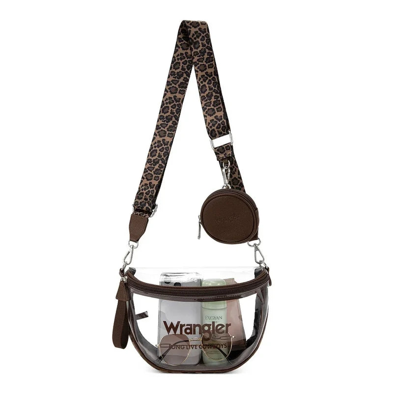 Bum Bag - Wrangler Clear Leopard Crossbody