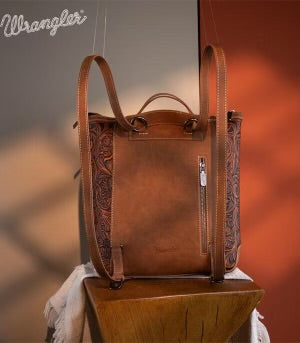 Wrangler Backpack leather and cowhide
