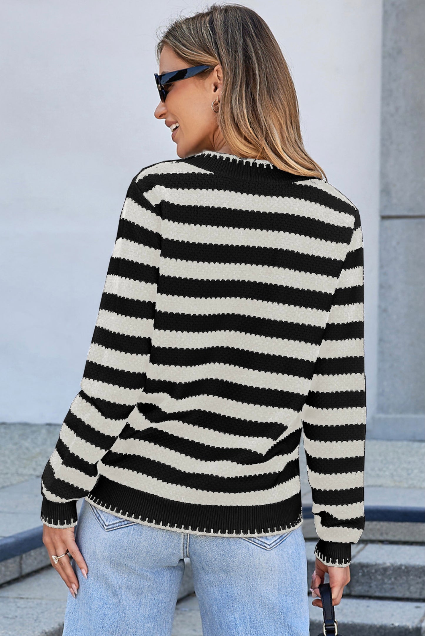 Cute & Comfy Stripe Button up Cardigan Sweater