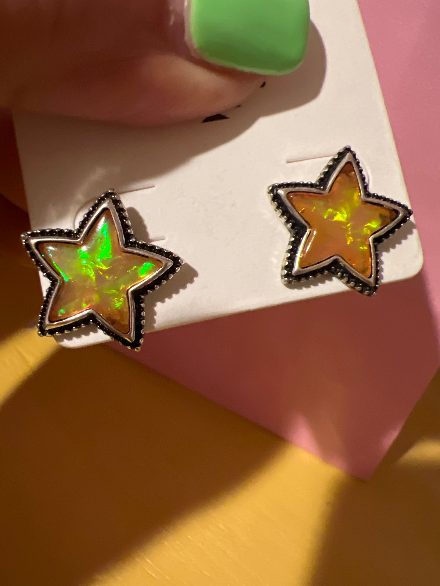 Star stud earrings