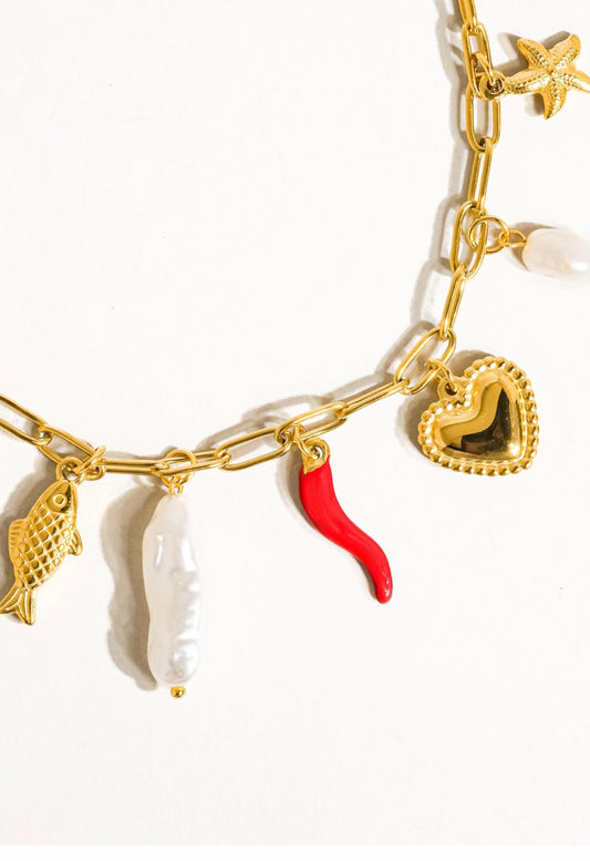 Fish Charm Necklace
