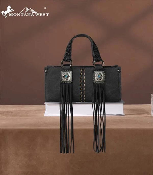 MW CONCHO FRINGE CROSSBODY BAG