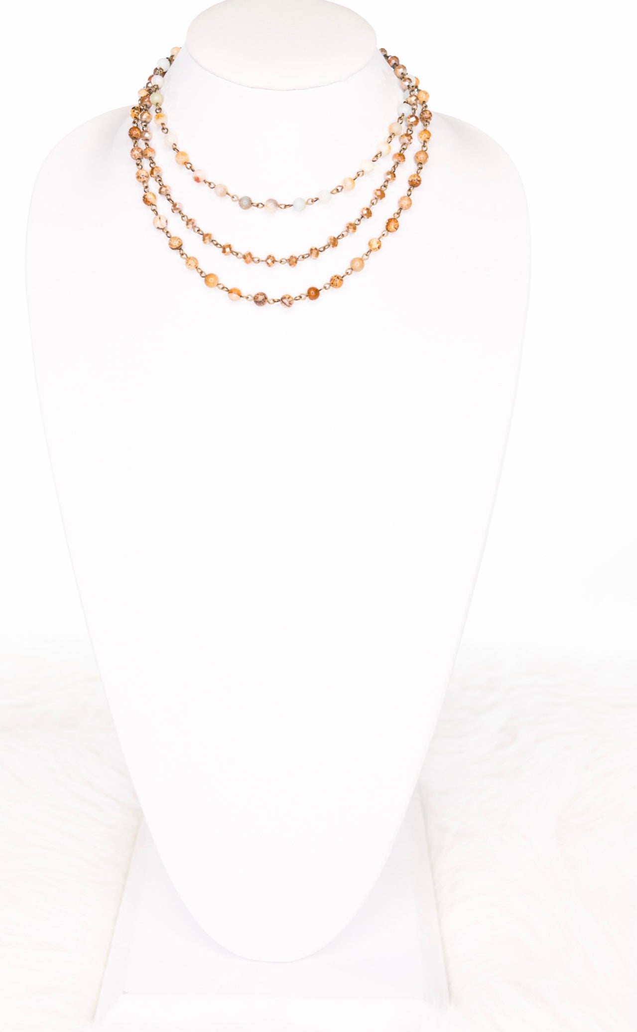 The Emma Faith Necklace Jasper/amazonite