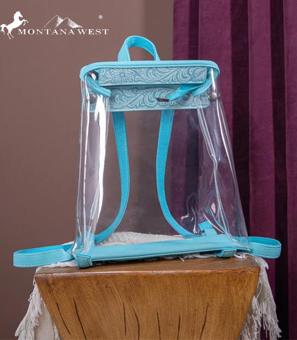 MW Clear Turquoise backpack