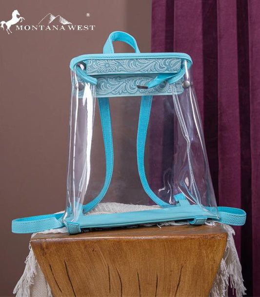 MW Clear Turquoise backpack