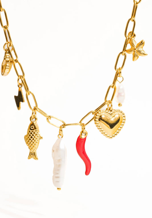 Fish Charm Necklace