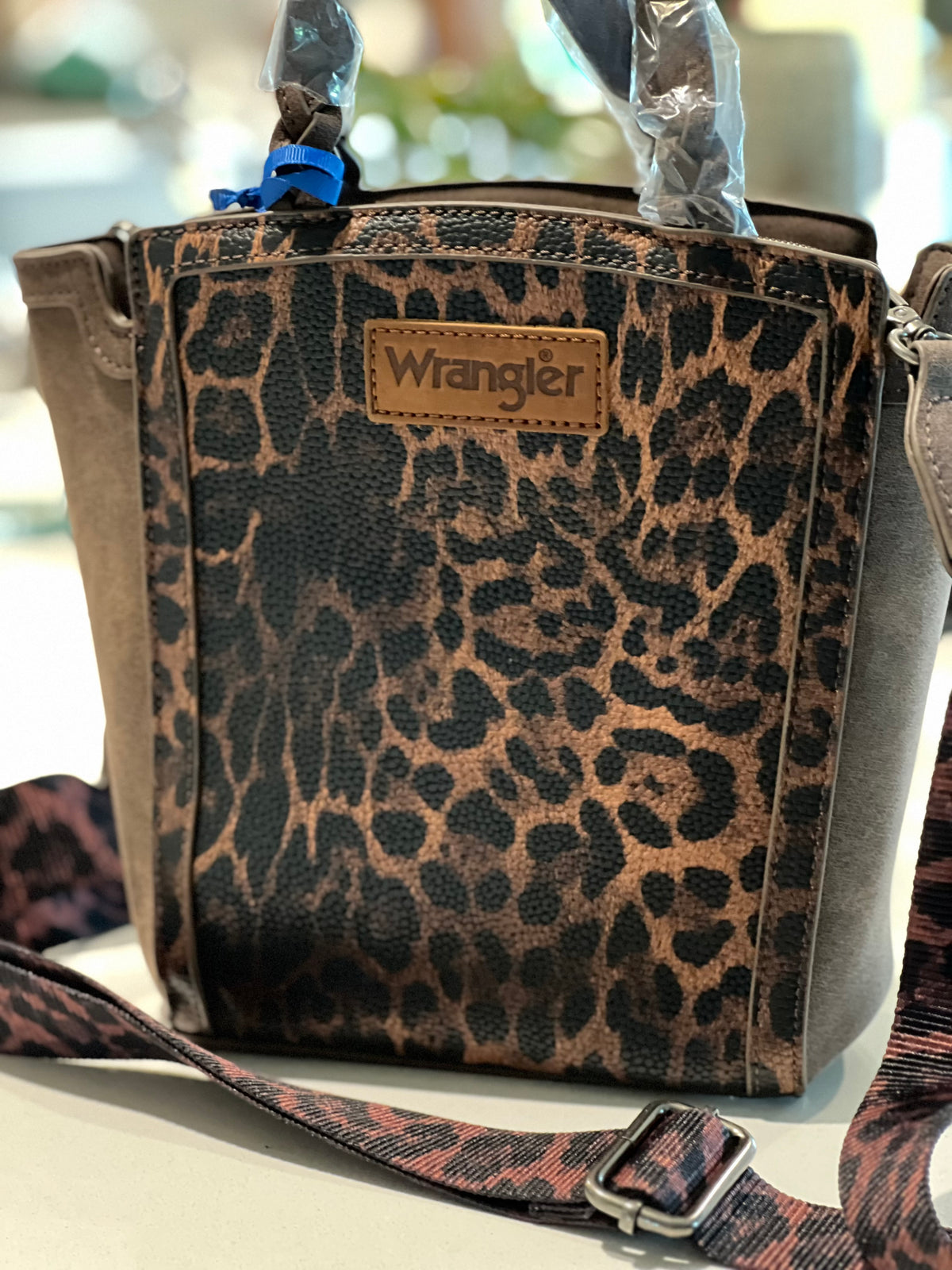 Wrangler branded - small leopard crossbody and handbag