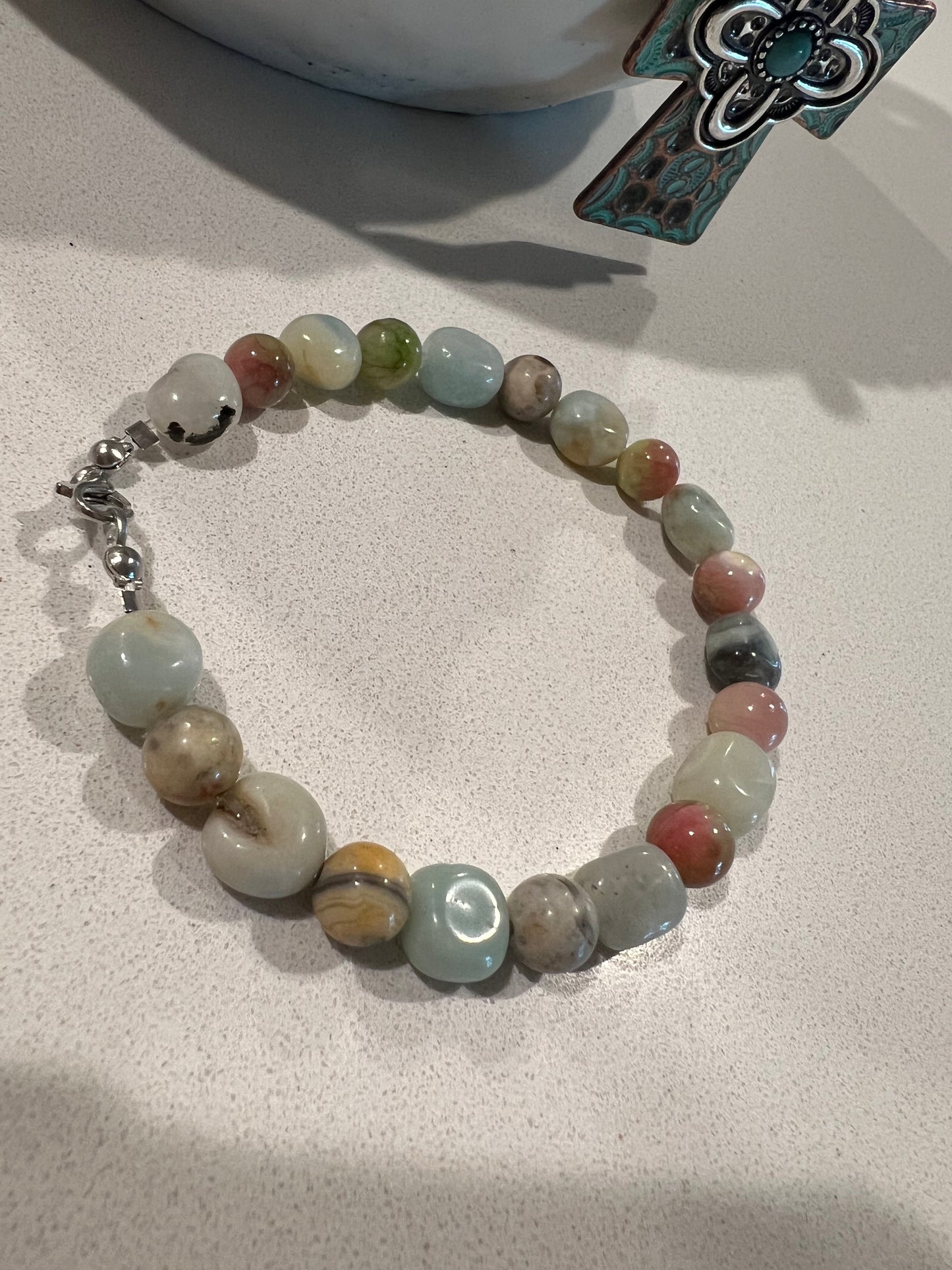 “Rooted in Grace” Cross Necklace & Bracelet Set