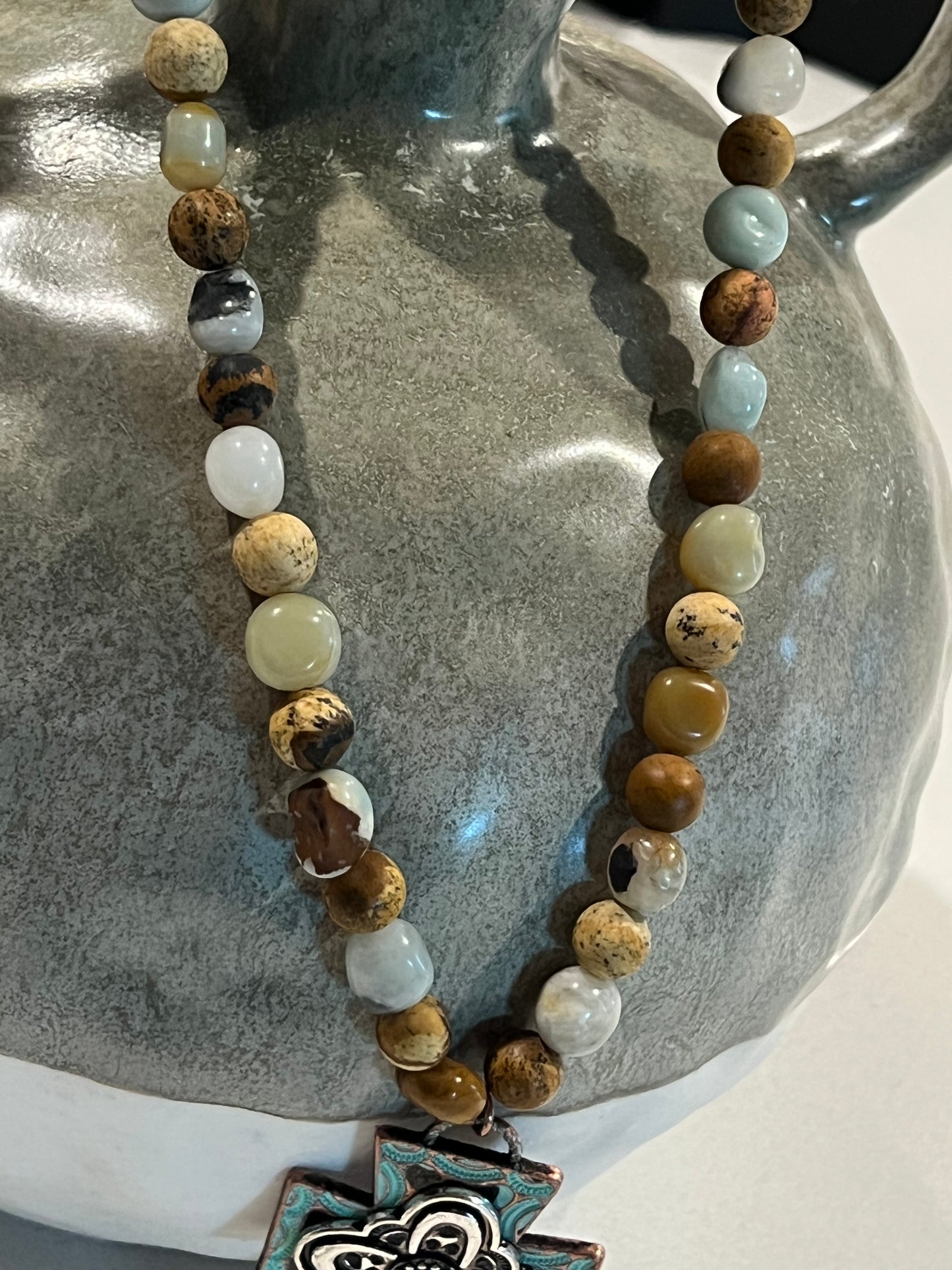 “Rooted in Grace” Cross Necklace & Bracelet Set