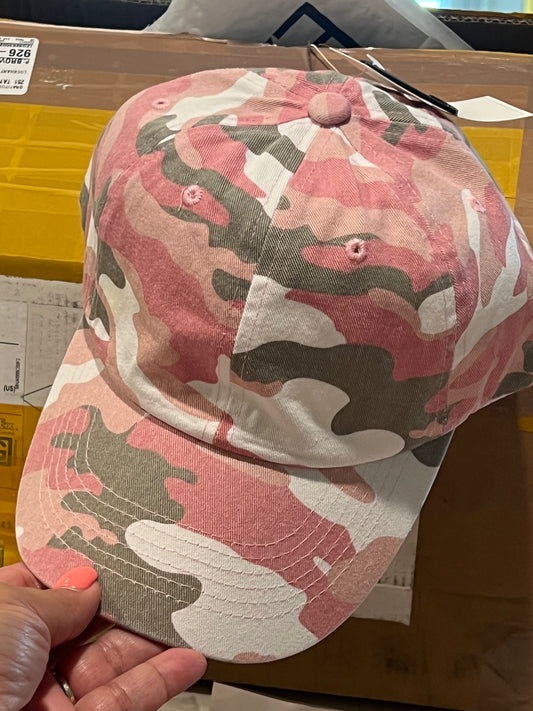 Pink Camo BB Cap