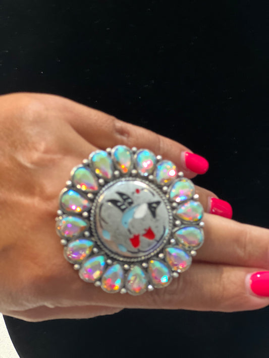 Gorgeous AB RING - Adjustable band