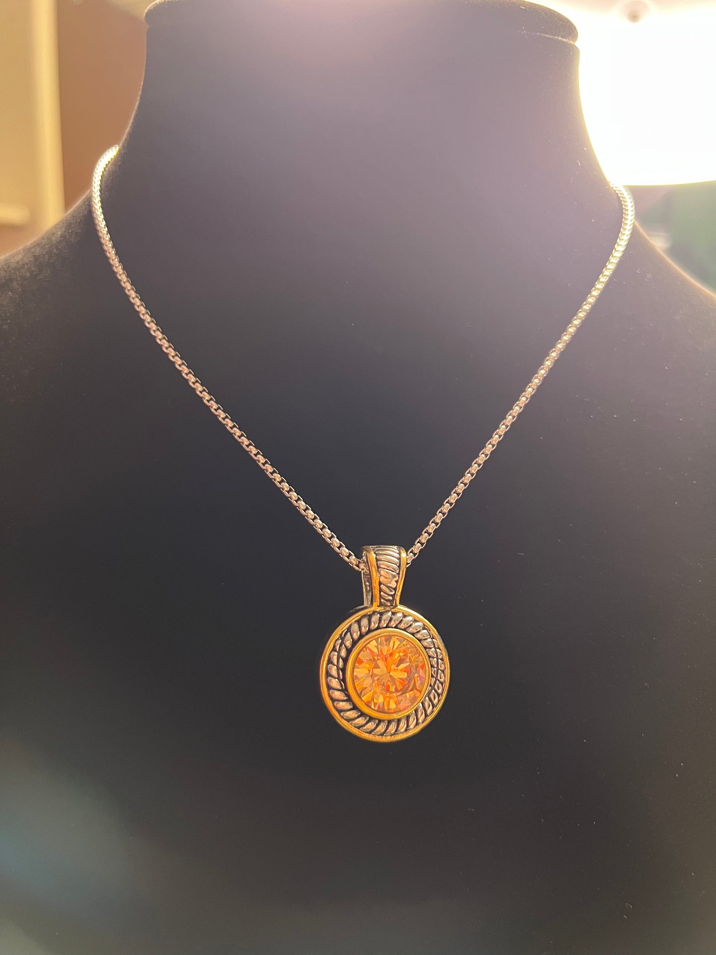 Silver Brighten style necklace