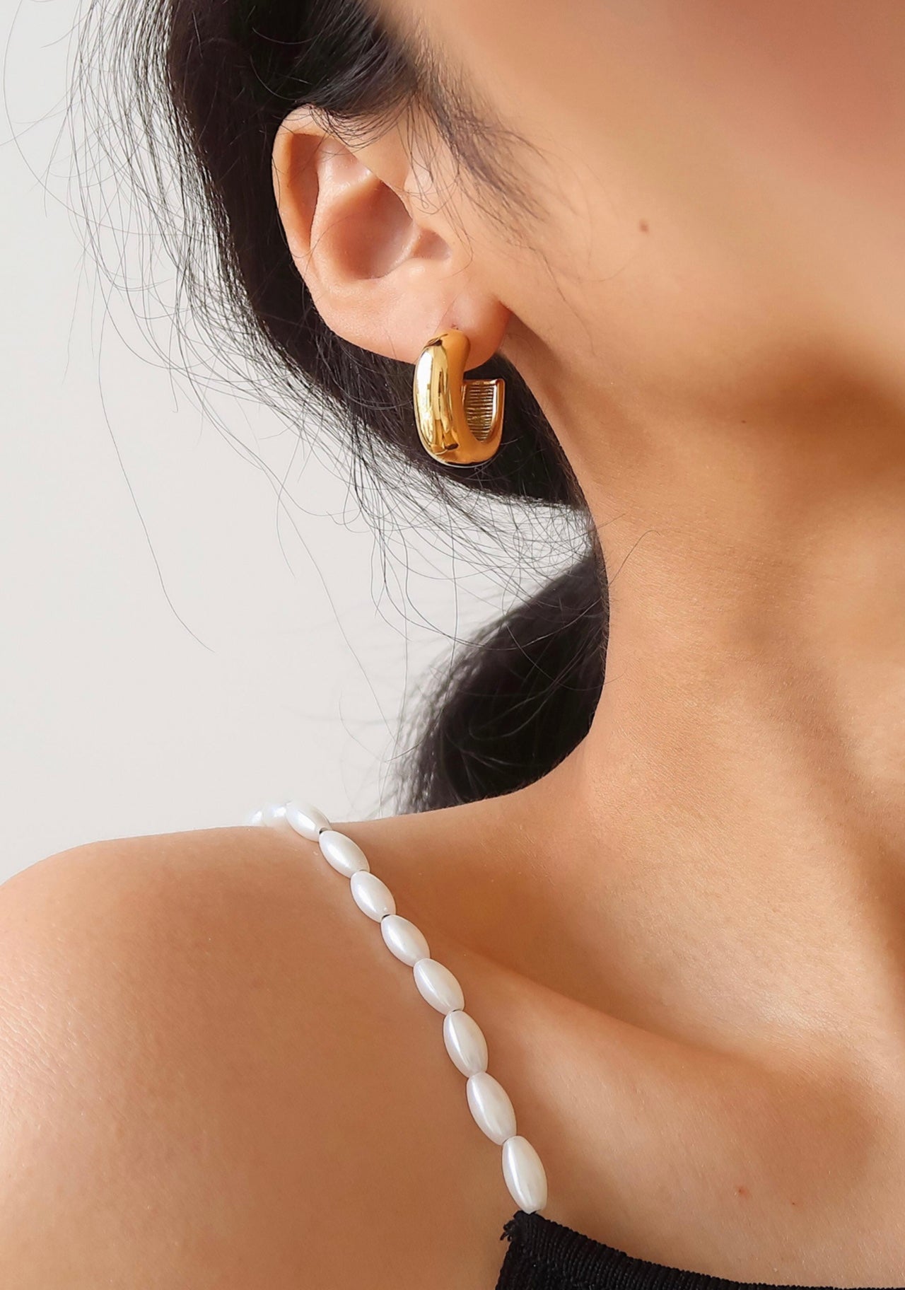 The Olivia Layne Classic C Hoop Earrings