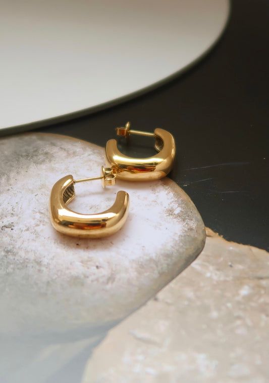 The Olivia Layne Classic C Hoop Earrings