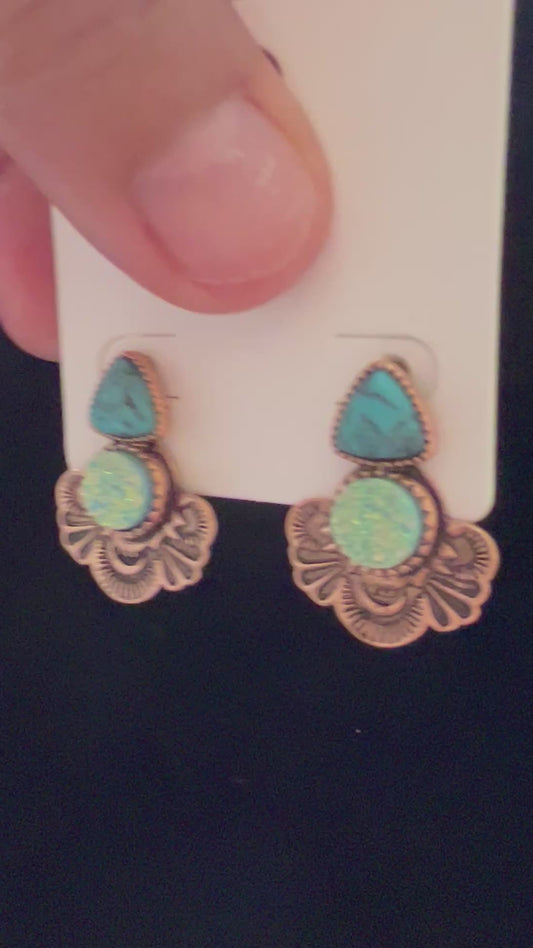 Small Bronze earrings